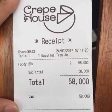 Tổng hợp- Cafe Crepe House - Lý Đạo Thành