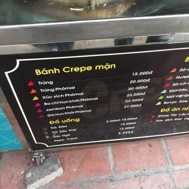 Thực đơn- Ăn vặt Crepes Box - Fastfood & Drinks