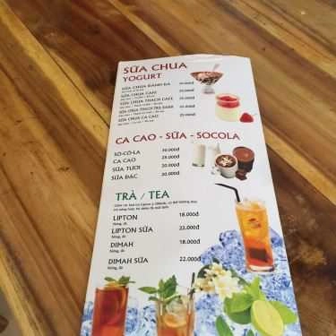Thực đơn- Củ Cải Coffee