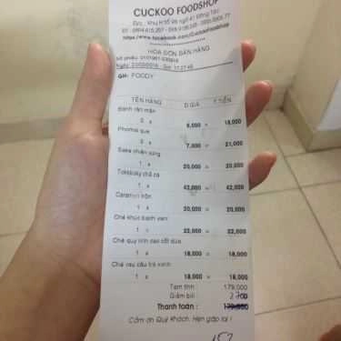 Tổng hợp- Ăn vặt Cuckoo Foodshop