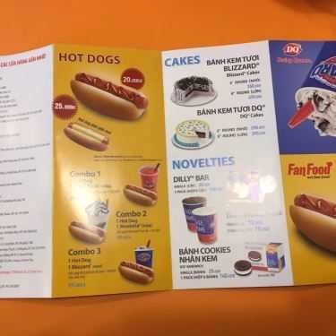 Thực đơn- Cafe Dairy Queen - Royal City