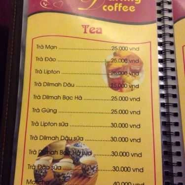 Thực đơn- Darling Cafe - Tô Hiệu