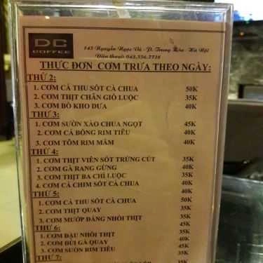 Tổng hợp- DC Coffee