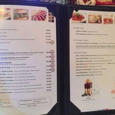 Thực đơn- De Paris Cafe - Lương Ngọc Quyến
