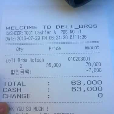 Thực đơn- Cafe Deli Bros - Food & Drinks