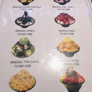 Thực đơn- Cafe Dessert Me - AEON Mall Long Biên