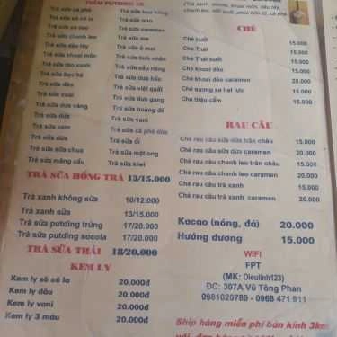 Tổng hợp- Diệu Linh Cafe - Trà Sữa Trân Châu