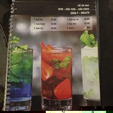 Thực đơn- Diiing & Drink Coffee