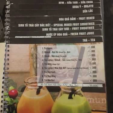Thực đơn- Diiing & Drink Coffee