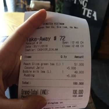 Tổng hợp- Cafe Ding Tea - Nguyễn Văn Cừ