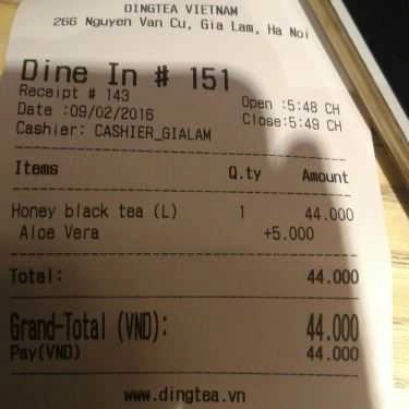 Tổng hợp- Cafe Ding Tea - Nguyễn Văn Cừ