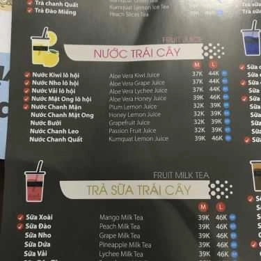 Thực đơn- Cafe Ding Tea - Cao Lỗ