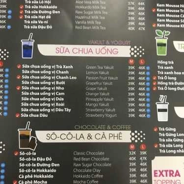 Thực đơn- Cafe Ding Tea - Cao Lỗ