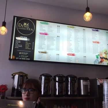Thực đơn- Cafe Ding Tea - Nguyễn Trãi