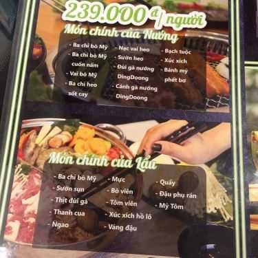 Thực đơn- Nhà Hàng DingDoong BBQ & Hot Pot