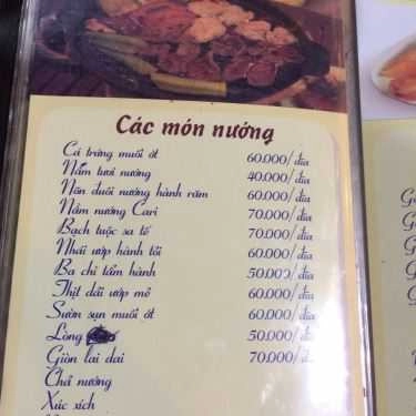 Thực đơn- Quán Nhậu Định Nguyệt - Bia Hơi & Các Món Nhậu