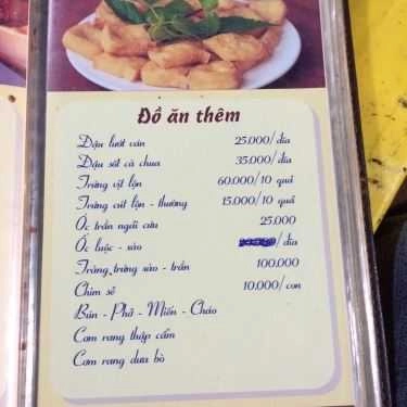 Thực đơn- Quán Nhậu Định Nguyệt - Bia Hơi & Các Món Nhậu