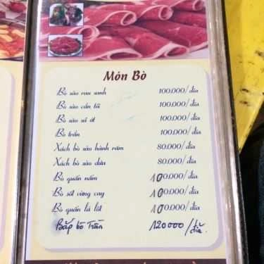 Thực đơn- Quán Nhậu Định Nguyệt - Bia Hơi & Các Món Nhậu