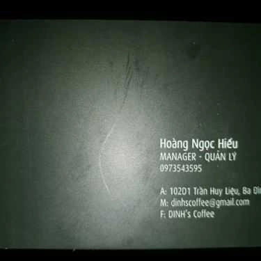 Tổng hợp- Dinh's Cafe