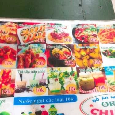 Thực đơn- Ăn vặt OKT Chizza - Đồ Ăn Nhanh