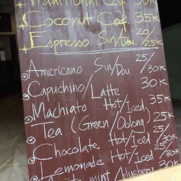 Thực đơn- Drew Coffee