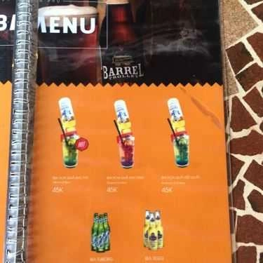 Thực đơn- Dubai - Shisha & Cafe - Đường 19-5