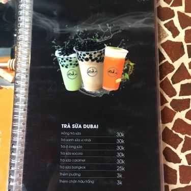 Thực đơn- Dubai - Shisha & Cafe - Đường 19-5