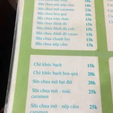 Thực đơn- Ăn vặt Đức - Trà Sữa & Sữa Chua Trái Cây