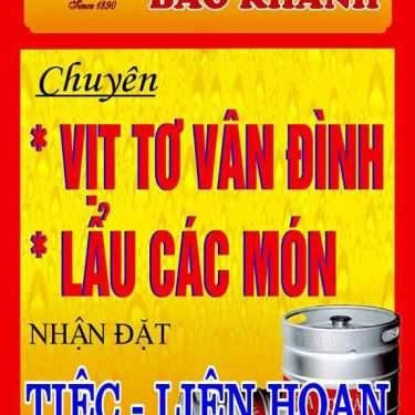 Thực đơn- Quán Nhậu Dũng Bảo Khánh - Bia & Các Món Nhậu