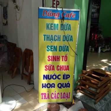 Thực đơn- Dũng Cafe - Bế Văn Đàn