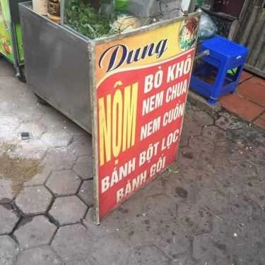 Thực đơn- Ăn vặt Dung - Nộm Bò Khô
