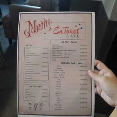 Thực đơn- Én Tarot Cafe