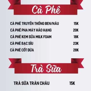 Thực đơn- Ez Life Cafe