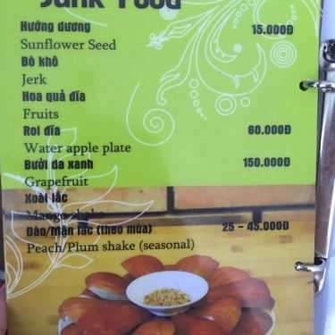 Thực đơn- Family Cafe - Lạc Long Quân