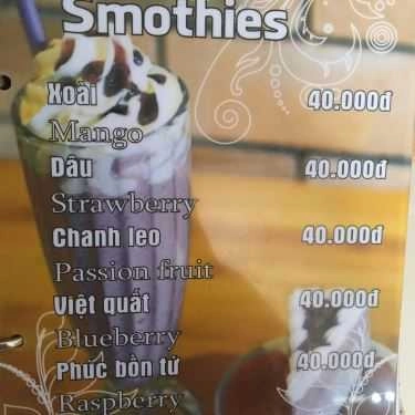 Thực đơn- Family Cafe - Lạc Long Quân