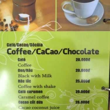 Thực đơn- Family Cafe - Lạc Long Quân