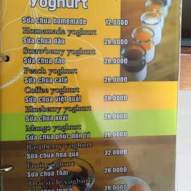 Thực đơn- Family Cafe - Lạc Long Quân