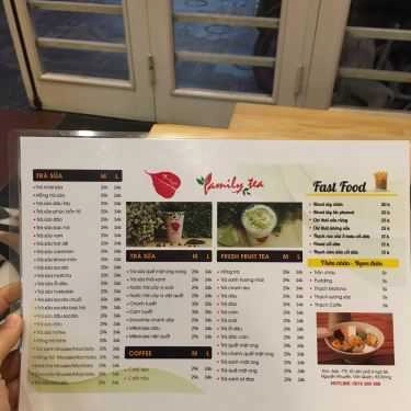 Thực đơn- Family - Tea & Coffee