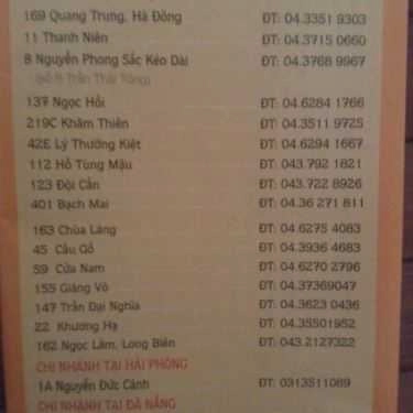 Thực đơn- Cafe Trà Sữa Feeling Tea - Ngọc Lâm