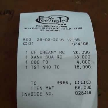 Tổng hợp- Cafe Trà Sữa Feeling Tea - IPH Xuân Thủy