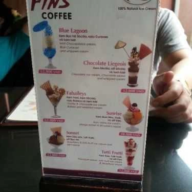 Thực đơn- Fins Coffee - Phạm Văn Đồng