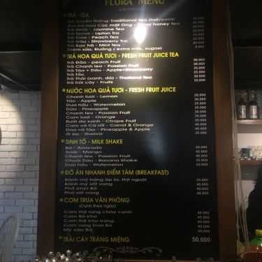 Thực đơn- Flora Cafe