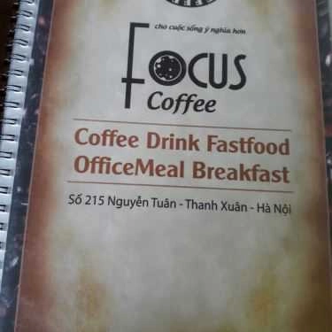 Thực đơn- FOCUS Restaurant & Coffee