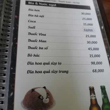Thực đơn- FOCUS Restaurant & Coffee