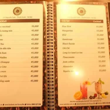 Thực đơn- FOCUS Restaurant & Coffee