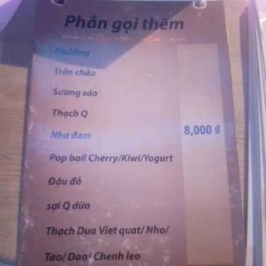 Thực đơn- Fresh Element - Coffee & Shisha