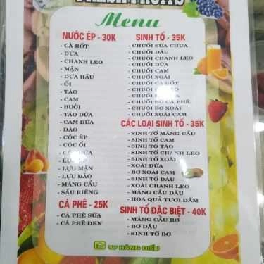 Tổng hợp- Cafe Fresh Fruits - Hàng Điếu