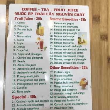 Tổng hợp- Ăn vặt Fresh Juice Bar - Nước Ép Trái Cây - Hàng Bồ
