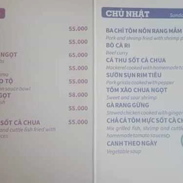 Thực đơn- Cafe Fresh Stop - Food & Juicy Bar - Times City