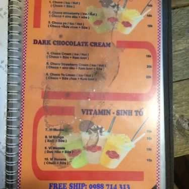 Thực đơn- FressO Coffee - Học Viện Tài Chính